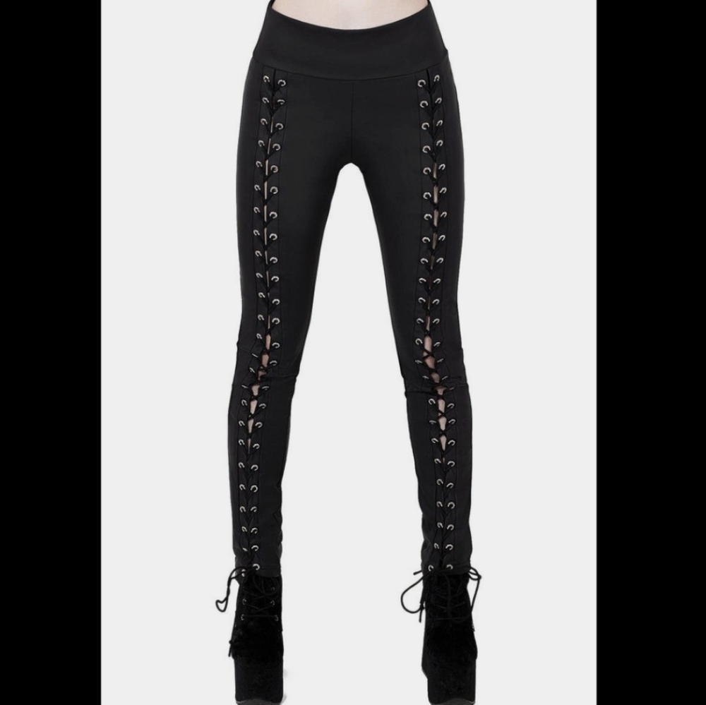 Killstar viper lace up leggings